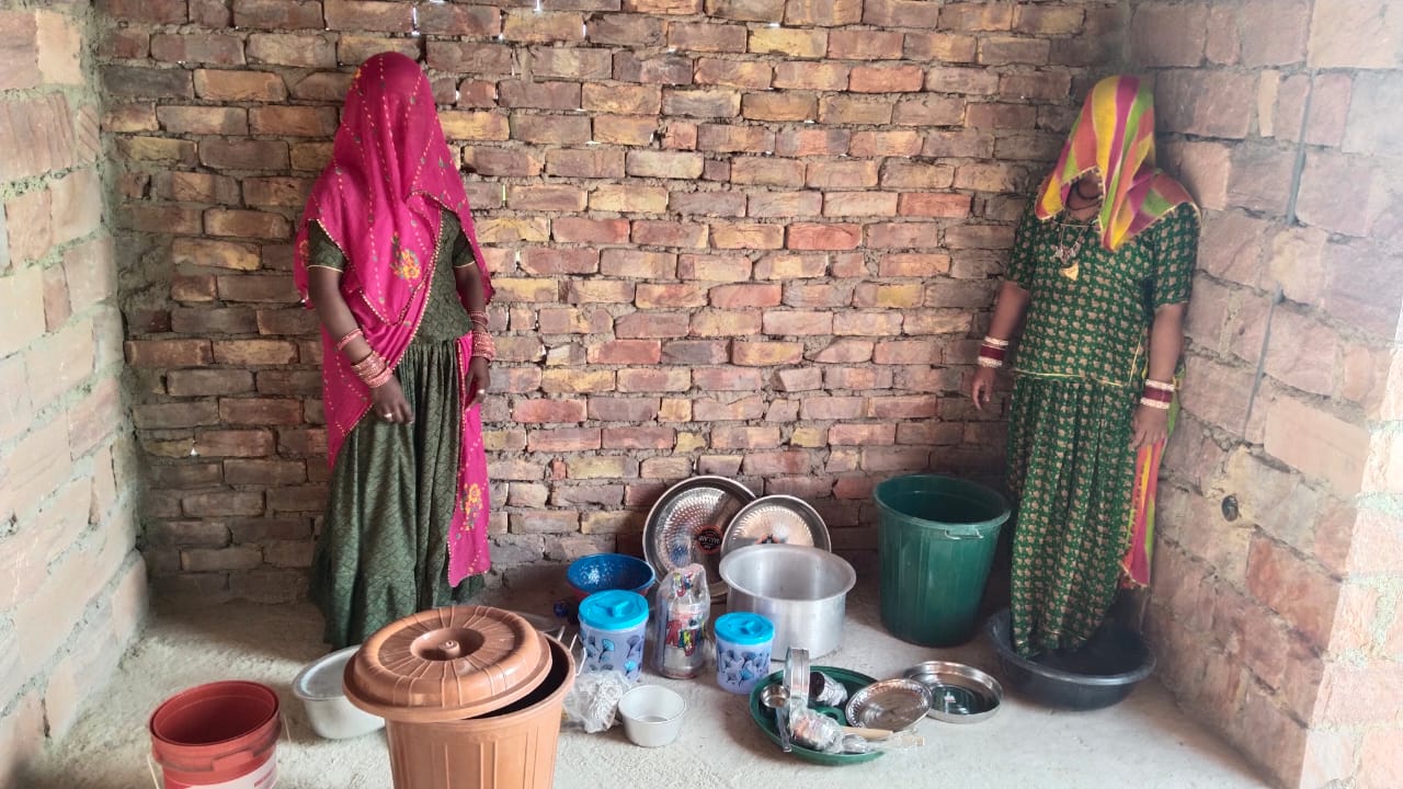 Hindu widows receiving support